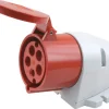 ABL Contactdoos Kracht 4-Polig+E Rood IP44 32A