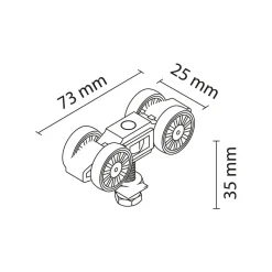 Advance PRO S100 Onderdelenset 1 deur 100 kg