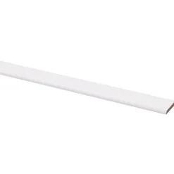 Afdeklijst MDF Folie Wit 4x30x2600mm 70% PEFC