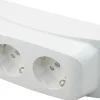 Attema Contactdoos K40 ZC40 PolarWit Dubbel Met Randaarde