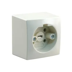 Attema Contactdoos Perilex Opbouw Crème 16A
