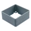Attema Correctierand Centraaldoos Vierkant Grijs 5-30mm