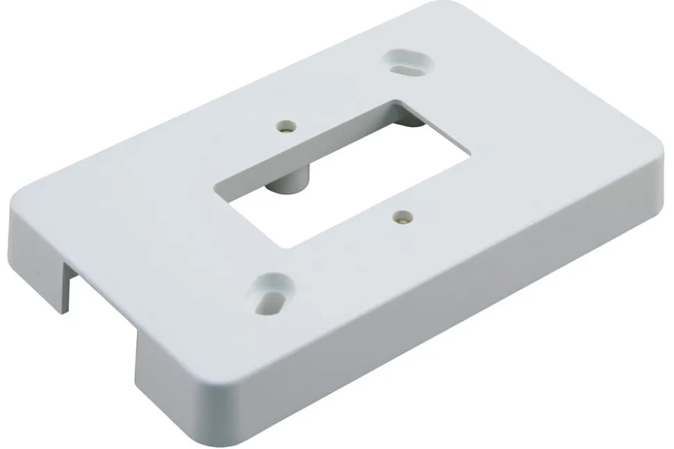 Attema Montageplaat Dubbel P25 Polarwit