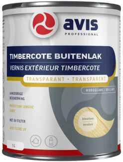 Avis Timbercote Buitenlak Hoogglans Blank 1L
