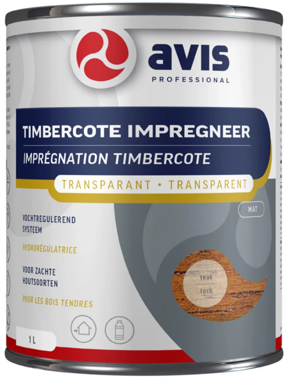 Avis Timbercote Impregneermiddel Teak 1L