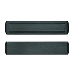 AXA Brievenbus Tochtklep en Schacht Rechthoek RVS Zwart 340x76mm
