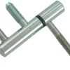 AXA Inboorpaumelle 1177 Stalen Kozijnen Staal Vernikkeld 70x12mm 2st