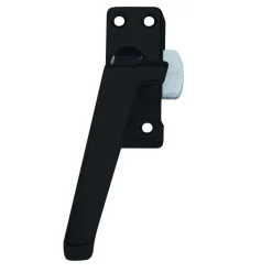 AXA Raamsluiting 3308 Aluminium Geslepen Zwart Li Met Nok En Knop