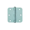AXA Scharnieren Ongelagerd Ronde Hoek Staal Topcoat 76x76mm 12st