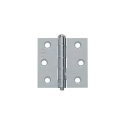 AXA Scharnier Ongelagerd Rechte Hoek Staal Topcoat 63x63mm