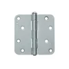 AXA Scharnier Ongelagerd Ronde Hoek Staal Topcoat 89x89mm