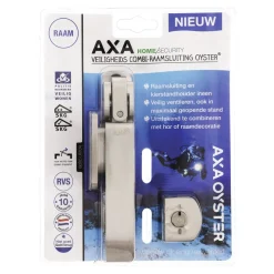 AXA Veiligheids Combi-Raamsluiting Oyster RVS DIN Li SKG2 SKG V