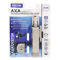 AXA Veiligheids Combi-Raamsluiting Oyster RVS DIN Re SKG2 SKG V