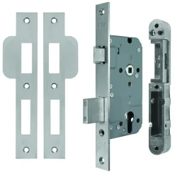 AXA Veiligheidsinsteek Dag-Nachtslot PC72 Rechte Hoek RVS 238x25x16mm SKG2