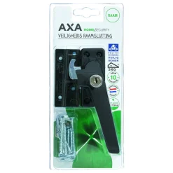 AXA Veiligheids Raamsluiting 3319 Re Aluminium Zwart SKG1