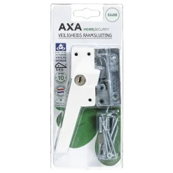 AXA Veiligheids Raamsluiting 3319 Li Aluminium Wit Gelakt SKG1