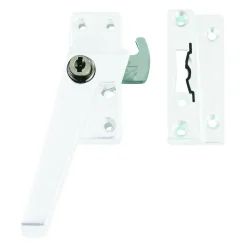 AXA Veiligheids Raamsluiting 3319 Li Aluminium Wit Gelakt SKG1