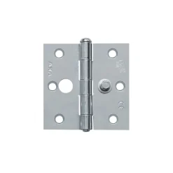 AXA Veiligheidsscharnier Ongelagerd Rechte Hoek Staal Topcoat 76x76mm SKG2