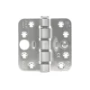 AXA Veiligheidsscharnier Smart Easyfix Ronde Hoek RVS 89x89mm SKG3