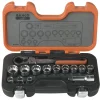 Bahco Doppenset S140T 14st