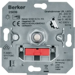 Berker Inbouw Dimmer Led 3-40W/200W Uni Element