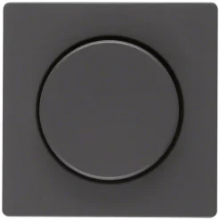 Berker Q1 Inbouw Centraalplaat Knop Dimmer Antraciet