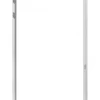 Berkvens Stijlenset BA staal 7x256 cm links reinwit zonder bovendorpel en kalf 211,5 cm