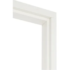 Binnendeurkozijn Opdek Hardhout Wit Gegrond 93x231,5cm 56x115mm FSC 100%