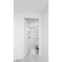 Binnendeurkozijn Stomp Hardhout Wit Gegrond 93x231,5cm 56x115mm FSC 100%