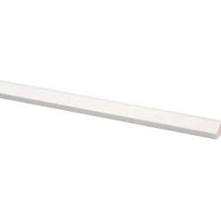 Binnenhoeklat Grenen Wit Gegrond 11x11x2700mm FSC Mix 70%