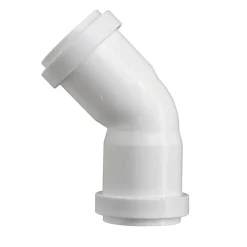 Bocht PP 2x manchetmof 50 mm 45 graden