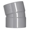 Bocht PVC 2x lijmmof wanddikte 3,2 mm Ø 110 mm 15° KOMO-keur