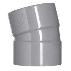 Bocht PVC 2x lijmmof wanddikte 3,2 mm Ø 110 mm 15° KOMO-keur