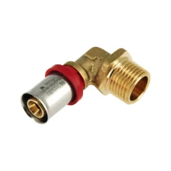 BONFIX Alu-pers Knie 1/2'' Buitendraad