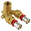 Bonfix Alu-pers Muurplaat dubbel 16 x 1/2" binnendraad x 16 mm