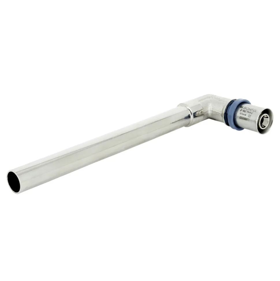 BONFIX Alu-pers Radiatorbocht 16x15mm buis L=15 m 40st