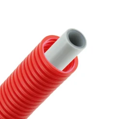 BONFIX-Alu pers Systeembuis + Rode Mantel 2mm 50m