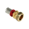 BONFIX Alu-pers Verloopkoppeling 16 mm x 15 mm Knel 5st