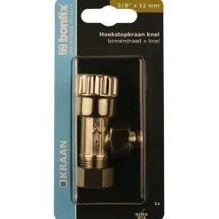 BONFIX Hoekstopkraan 3/8''x12 mm chroom knel