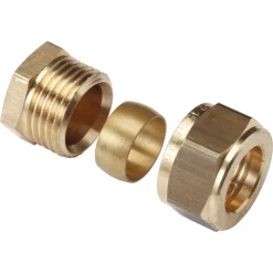 BONFIX Knel eindkap 15 mm 2 stuks