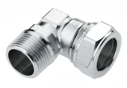BONFIX Knel knie 15 mm x 3/8'' Buitendraad chroom