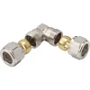 BONFIX Knel knie 12x12 mm chroom 2 stuks
