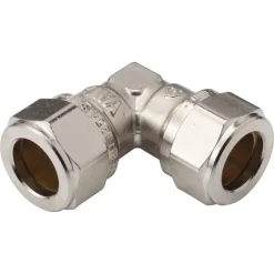 BONFIX Knel knie 12x12 mm chroom 2 stuks