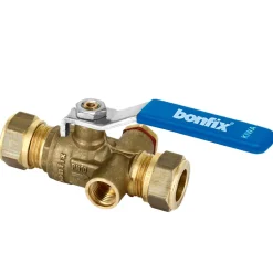 BONFIX Knel kogelstopkraan 22x22 mm met tapgat