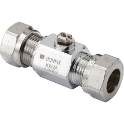 BONFIX Knel kogelstopkraan 12x12 mm recht