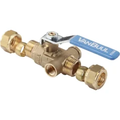 BONFIX Knel kogelstopkraan 15x15 mm met tapgat