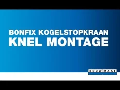BONFIX Knel kogelstopkraan 12x12 mm met tapgat