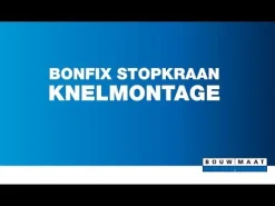 BONFIX Knel stopkraan 15x15 mm met tapgat