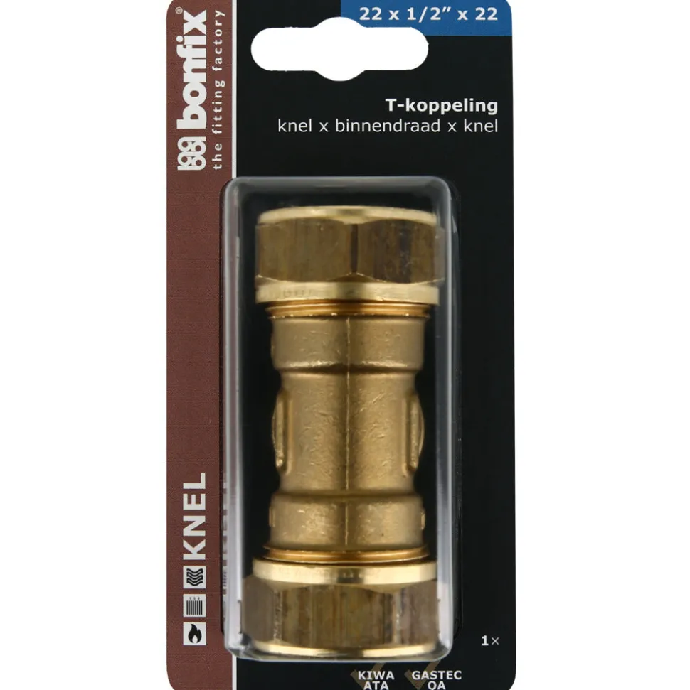 BONFIX Knel T-stuk 1/2'' Binnendraad