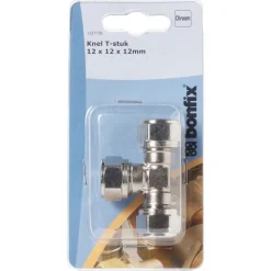 BONFIX Knel T-stuk Chroom